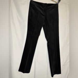 Ann Taylor Elegant Black velvet dress pants
